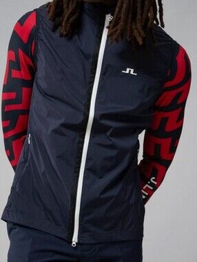J. Lindeberg Ash Light Packable Vest/Navy